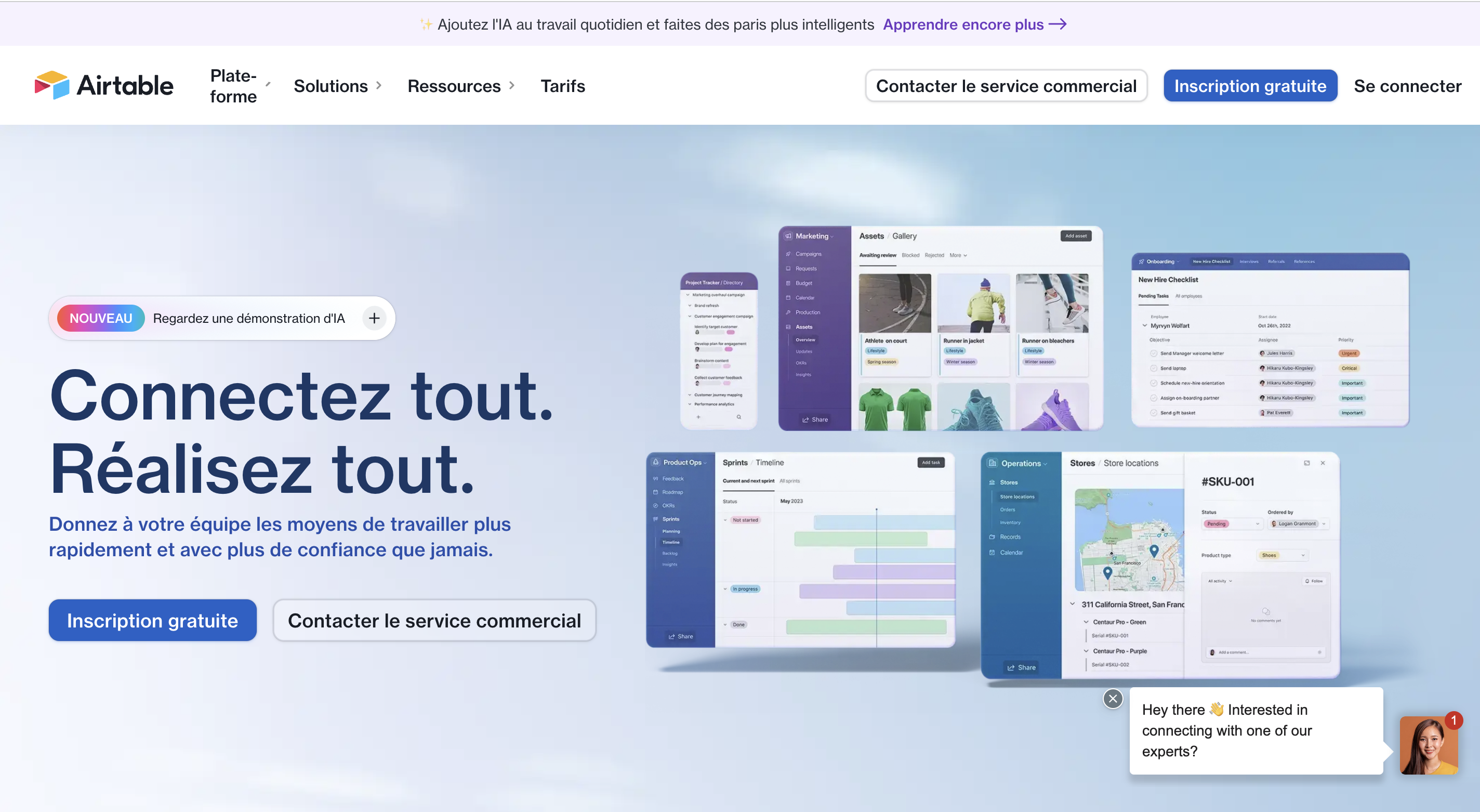 Scrumerie landing airtable
